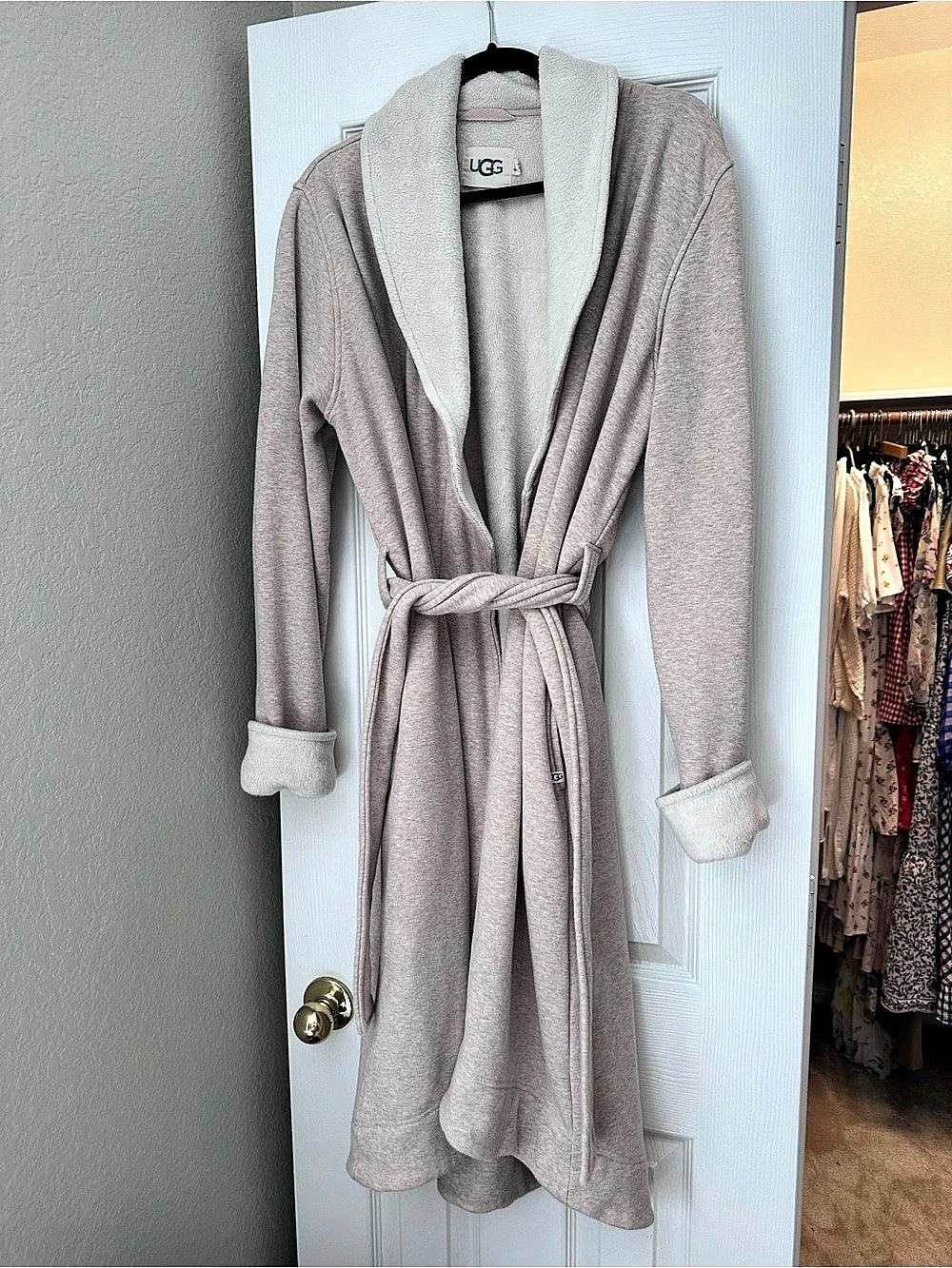 UGG Duffield II Robe Taupe Large